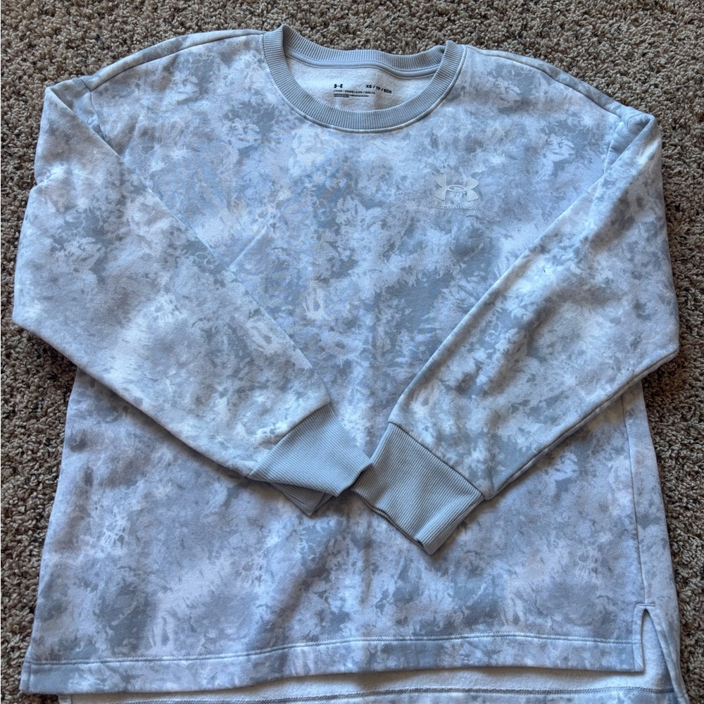 Under Armour Gray Tie-Dye Long Sleeve
